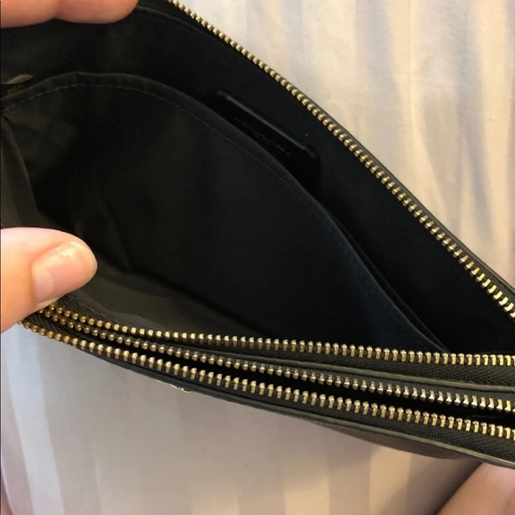 Large Coach Double Zip Wristlet - Picture 4 of 6
